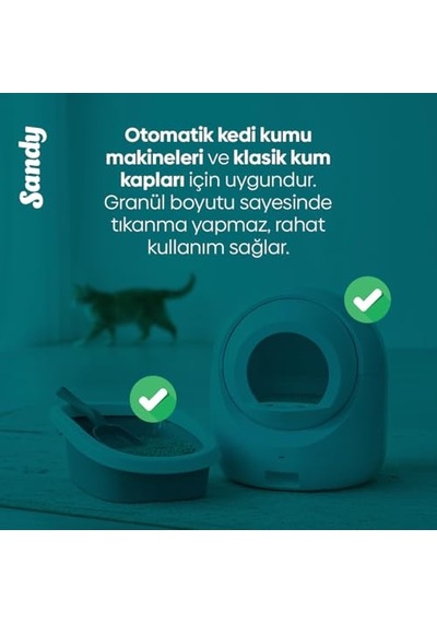 Okyanus Esintisi Kedi Kumu, 10 Kg Doğal Ve Temiz
