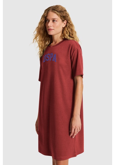 U.S. Polo Assn. U.s. Polo Assn. Kadın Vişne Elbise Örme 50325286-vr223