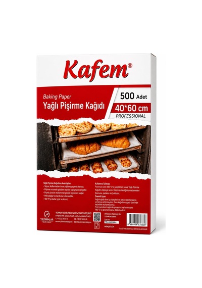 Kafem Kesilmiş Yağlı Kağıt 40x60 Cm 500 Adet
