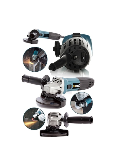 Stilmax STM1330 3000 W Hybrid Motor Devir Ayarlı Taşlama Makinesi + Taşlama 5 Adet