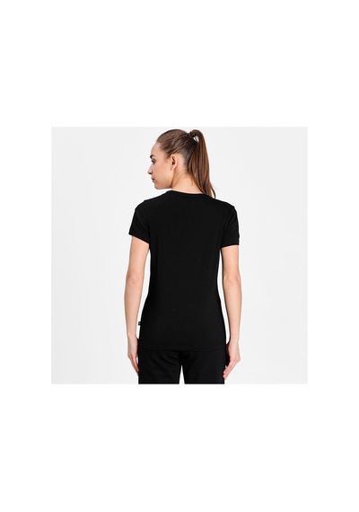 Puma Ess Logo Tee Kadın T-shirt Siyah