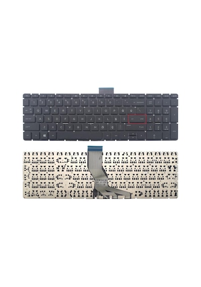 HP Uyumlu 15S-Eq0006Nt (3H923Ea) Notebook Klavyesi (Siyah Tr) - 548391454