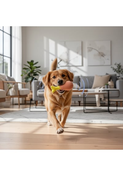 Runaway Sesli Tavuk Butu Köpek Oyuncağı Vinil Eğlence