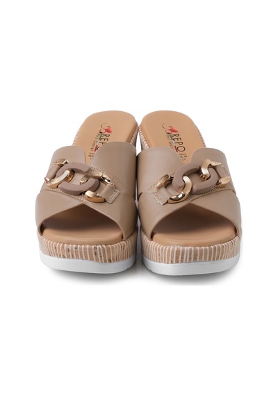 Beıge Terlik Kadın Diğer 51102-e4 Repo Beige Bej