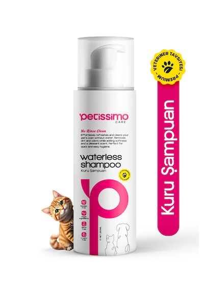 Petissimo Care Kuru Kedi Şampuanı - Bit Pire Kene Ve Parazit Önleyici - Tüy Dökülmesi Karşıtı - 200 Ml