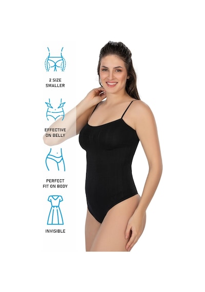 Siyah Mı Emay 1927 İp Askıllı Ripli String Body Siyah