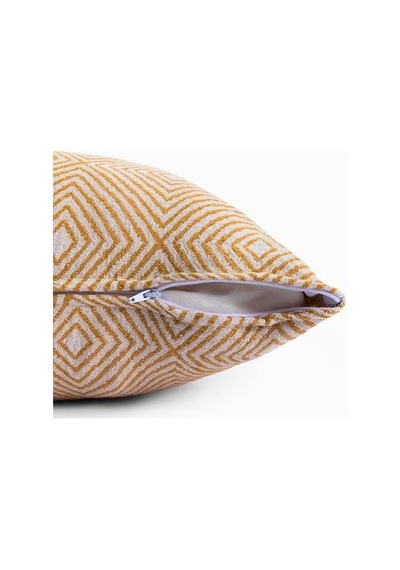 Lüks 100% Pamuk Dekoratif Desenli Kırlent Kılıfı 4 Adet Set 45x45 Cm, Kaliteli Pamuklu Kumaş Kırlent Ve Minder Kılıfı Altın Sarısı, 4 Adet 45x45 Cm Diğer