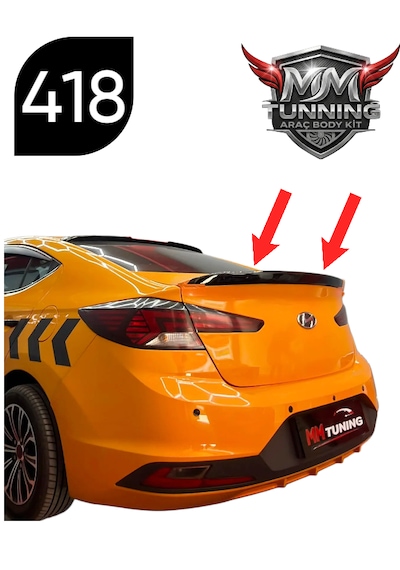 Mm Tunning Hyundai Elantra Bağaj Üstü Spoiler