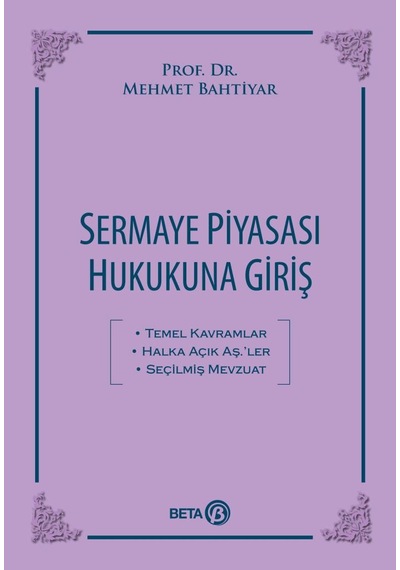 Sermaye Piyasası Hukukuna Giriş