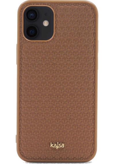 Kajsa Apple Uyumlu iPhone 12 Pro Kılıf Kajsa Splendid Serisi 3D Leaf Kapak ZORE-216754