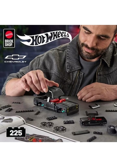 Mattel Brick Shop 83 Chevy Silverado Building Toy Kit