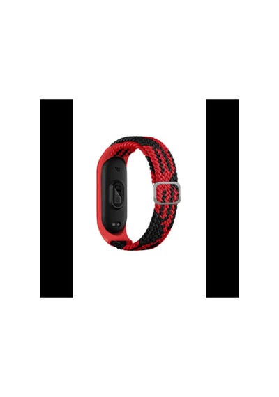 Mi Band 7 Star Kordon - Kırmızı-siyah Bz8683140518899