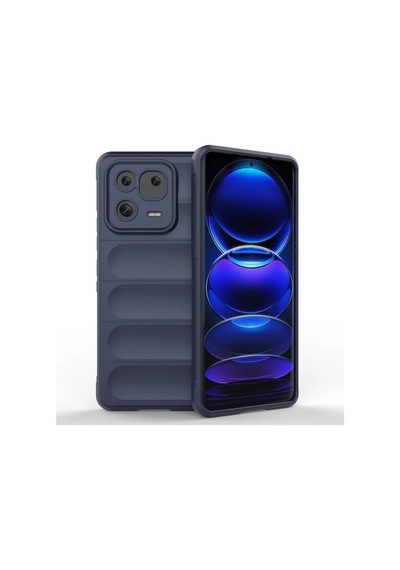 Xiaomi 13 Pro Uyumlu Silikon Kılıf - Kamera Korumalı Esnek Yeni Nesil Airbag Kapak - Lacivert