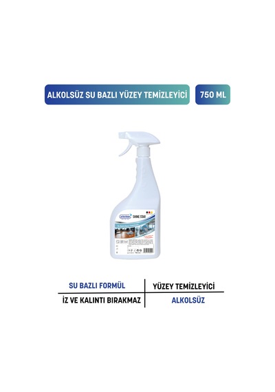 Actoclean Shine Star Çok Amaçlı Su Bazlı Yüzey Temizleyici 750 Ml