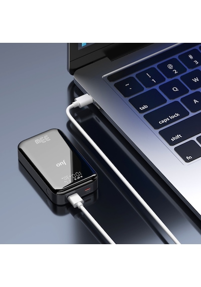 Juo JLP133 10000 mAh 33W USB-A + Type-C Powerbank Juo JLP133 10000 mAh 33W USB-A + Type-C Powerbank
