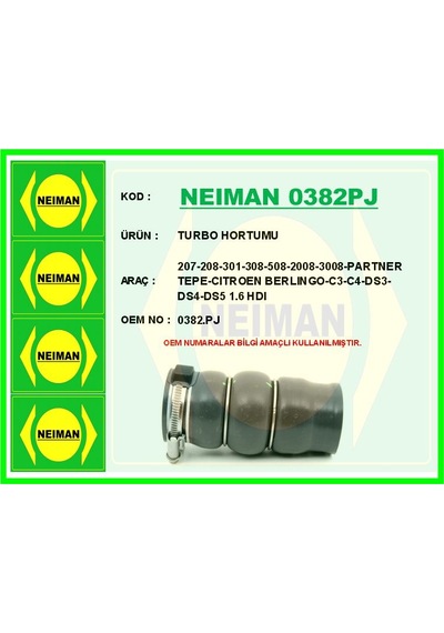 Bescher Turbo Hortumu 207-208-301-308-508-2008-3008-partner Tepe-cıtroen Berlıngo-c3-c4-ds3-ds4-ds5 1.6 Hdı Neıman 0382pj 0382.pj Bescher Turbo Hortumu 207-208-301-308-508-2008-3008-partner Tepe-cıtroen Berlıngo-c3-c4-ds3-ds4-ds5 1.6 Hdı Neıman 0382pj 0382.pj