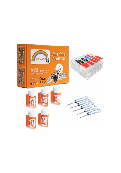 Canon PGI-525 CLI-526 Uyumlu Kartuş Dolum Seti - 5 Renk