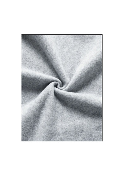 Medinenur Paris Jet Desenli İçi Pamuk Sweatshirt Gri