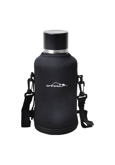 Campout Çift Katmanlı Termos 2000ml Siyah