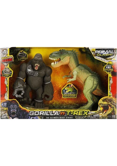 S01071144 Oyun Set Primal Clash Gorilla/trex 2li