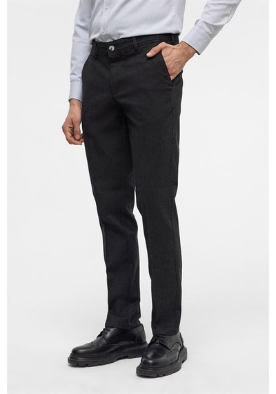Süvari Siyah Regular Casual Pantolon Pn2016600187-s09 Siyah