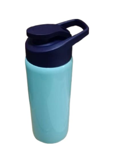 600 Ml Paslanmaz Çelik Spor Kapak Su Matarası Okul Outdoor Bpa İçermez - Turkuaz Turkuaz