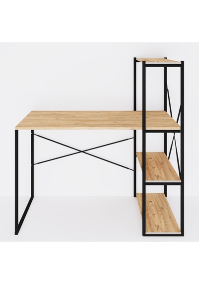 Katlanır 4 Kişilik Bahçe Masası Bistro Masa 55x90 Çam 1424 Kahverengi