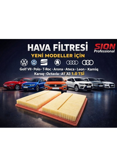 Hava Filtresi Golf 7 Polo T-roc Leon 1.0 Tsı Tüm Modeller 2013-2026 - 04c129620a