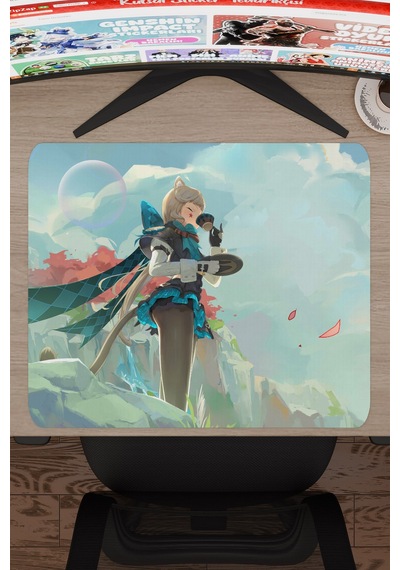 Lynette Genshin Impact Anime Oyuncu V3 - 48x40 Xl Gaming Mouse Pad Fare Altlığı