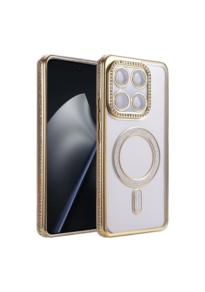 Zenviya21 Newface Xiaomi Mi 17t Pro Joke Simli Magneticsafe Kılıf - Gold Zenya785 renkli