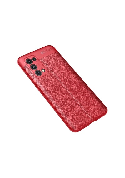 Newface Oppo Reno 5 Pro Kılıf Auto Focus Kapak - Kırmızı