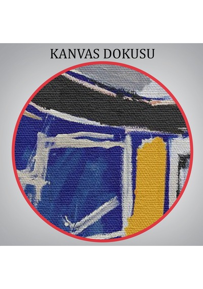 Jean Michel Stardust Saksafon Kanvas Tablo, Sokak Sanatı, Pop Art-4963
