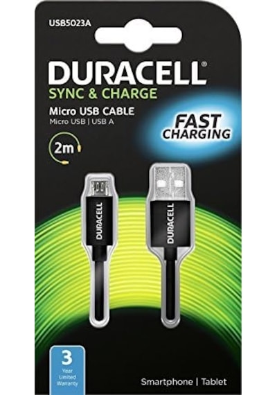 Lightning Usb Kablosu 1 M Apple İphone İçin Micro-usb 2 Meter Siyah Usb5023a