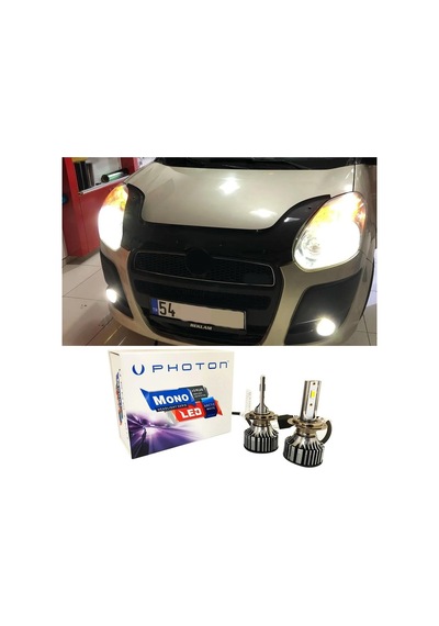 Fiat Doblo D3 Led Xenon Kısa Far Ampulü H7 Mono Yeni Seri Beyaz 2010-2015