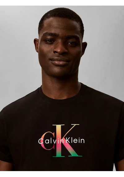 Calvin Klein Ss 20s Ck Prıde26 Gr, Ub1 Siyah Erkek T-shirt