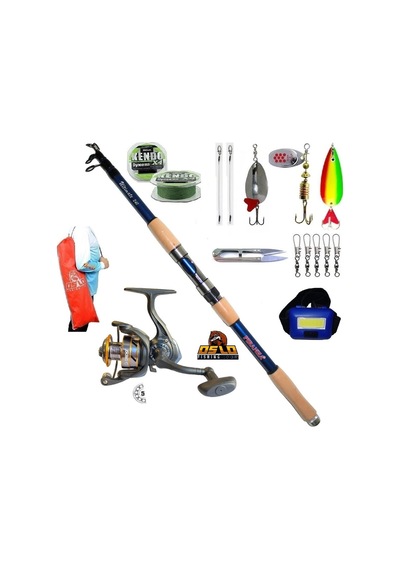 Dado 1000 Piranha Ultimate 210cm 50-100gr Turna Spin Olta Takımı Seti