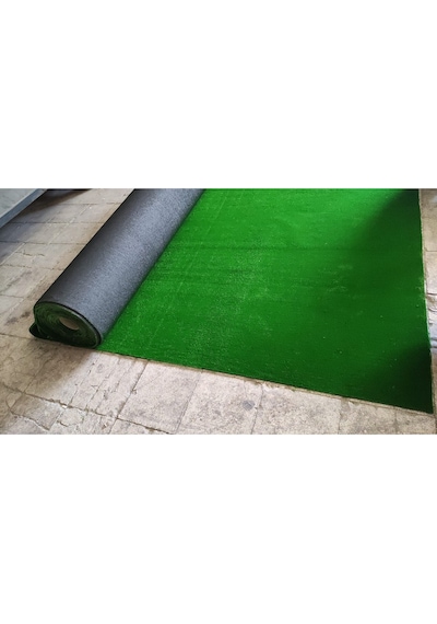 Grassy Yapay Çim Halı 7 Mm Kesme Suni Çim Teras Balkon Bahçe Kaymaz Tabanlı 150 Cm 150 Cm X 50 Cm