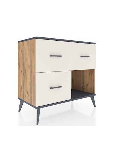 Hyperion Şifonyer 3 Çekmeceli 88x44x80 Çam-antrasit/aytaşı Antrasit/aytaşı Hyperion Şifonyer 3 Çekmeceli 88x44x80 Çam-antrasit/aytaşı Antrasit/aytaşı