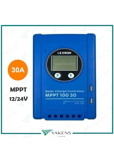 30a Amper Mppt 12/24v Solar Şarj Cihazı Lexron
