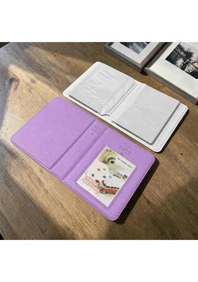 Fujıfilm İnstax Mini12 Fotoğraf Albümü 48+1 Fotoğraf Kapasiteli İnstax 6x9 Binder Kpop İthal Deluxe