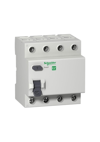 Schneider Ez9r05463, 63 Amper, 30ma, Trifaze, Kaçak Akım Koruma Rölesi, 4 Kutuplu 3 Faz+nötr , Tip Ac
