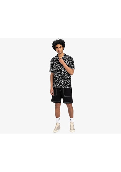 Quiksilver Mercury Chrome Ss Shirt Erkek Günlük Gömlek Eqywt04626-blmc Siyah Siyah