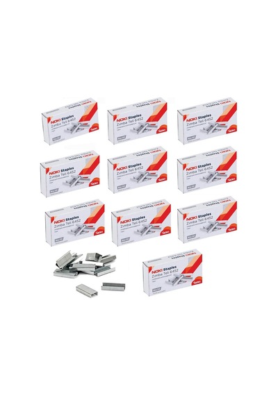 Zımba Teli Küçük No:10 1000 li Nikel Beyaz 10 Paket 6452