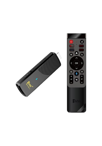 Wearfitpro Tv98 Android 14 Tv Stick 8k Ultra Hd 5g Çift Wifi Bluetooth H313 4 Çekirdek Akıllı Tv Dönüştürücü