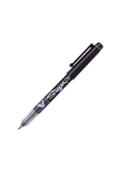 V-signpen Siyah Fiber Uçlu Çizim Ve Imza Kalemi