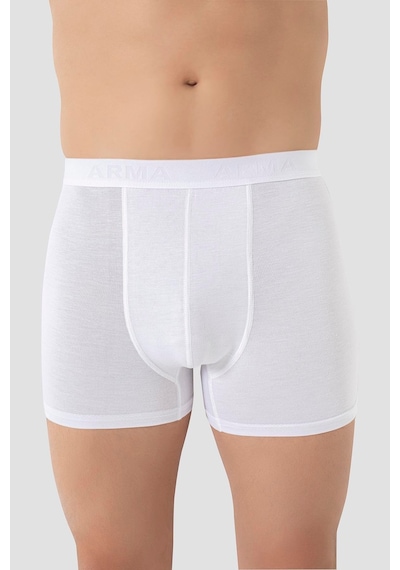 Arma Yıldız Erkek Beyaz Bambu Boxer 3'lü Paket Beyaz