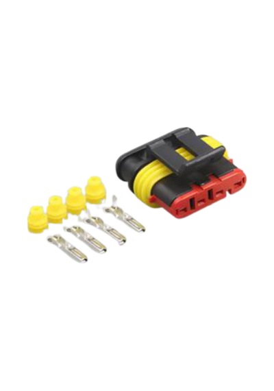 Super Seal Konnektör Takım - Erkek/dişi 4 Pin