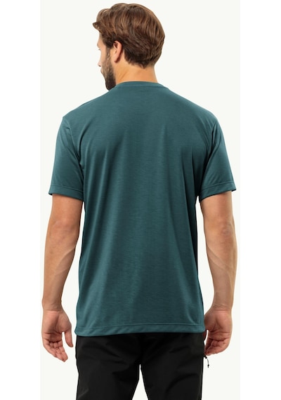 Jack Wolfskin Vonnan S/s T M Erkek T-shirt-28381-koyu Yeşil Koyu Yeşil