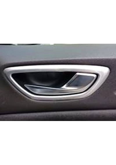 Renault Megane 4 Sedan Krom İç Kapı Kolu Çerçevesi Taşlı 4 Parça