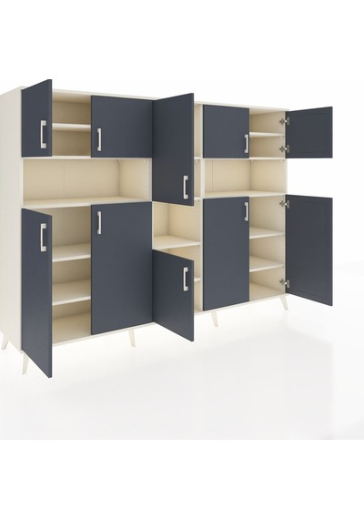 Hyperion Dolap 14 Raflı 10 Kapaklı 220x44x163 Aytaşı-antrasit/ayt Aytaşı-antrasit/aytaşı Hyperion Dolap 14 Raflı 10 Kapaklı 220x44x163 Aytaşı-antrasit/ayt Aytaşı-antrasit/aytaşı